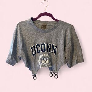 UConn Game Day Cropped Tshirt